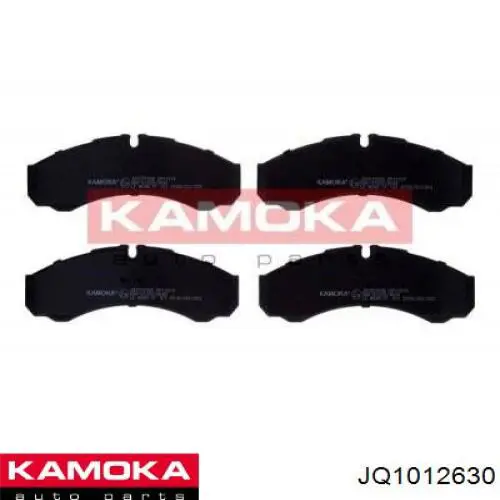 Колодки гальмівні передні, дискові JQ1012630 Kamoka