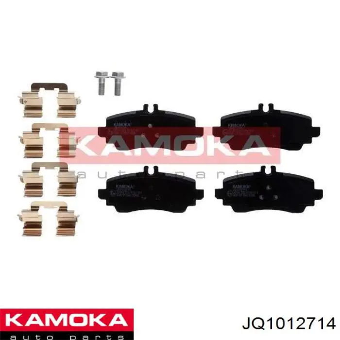 JQ1012714 Kamoka колодки гальмівні передні, дискові
