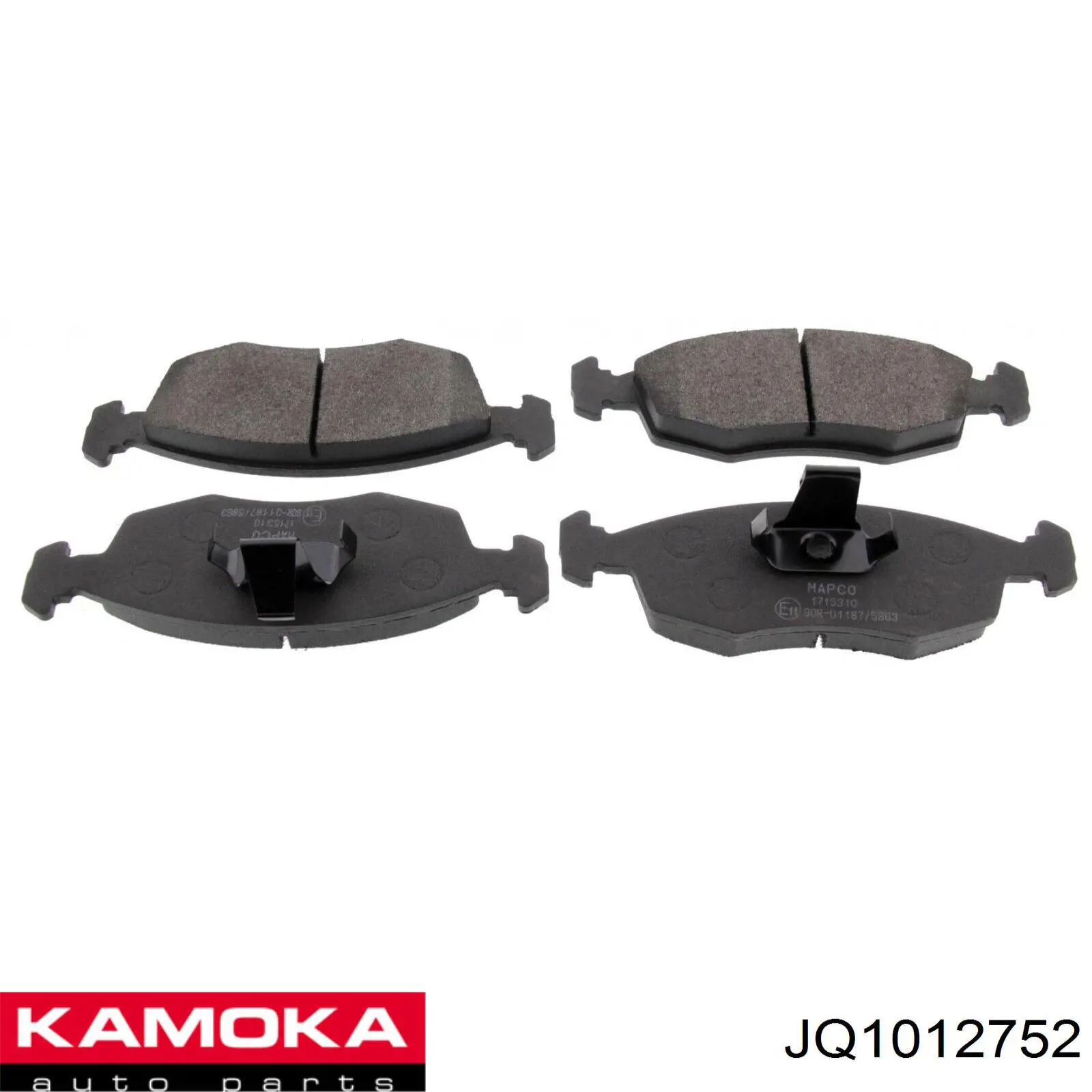 Гальмівні колодки Kamoka JQ1012752 ціна, від 16.13 USD