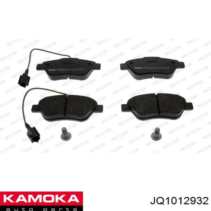 JQ1012932 Kamoka колодки гальмівні передні, дискові