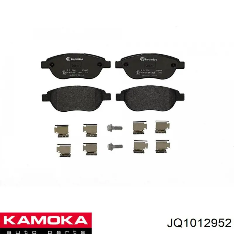 Гальмівні колодки Kamoka JQ1012952 ціна, від 16.86 USD