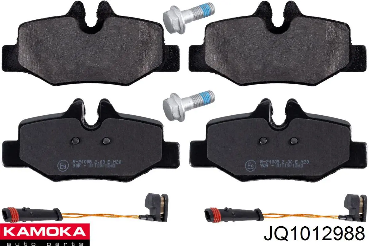 JQ1012988 Kamoka Колодки гальмівні задні, дискові