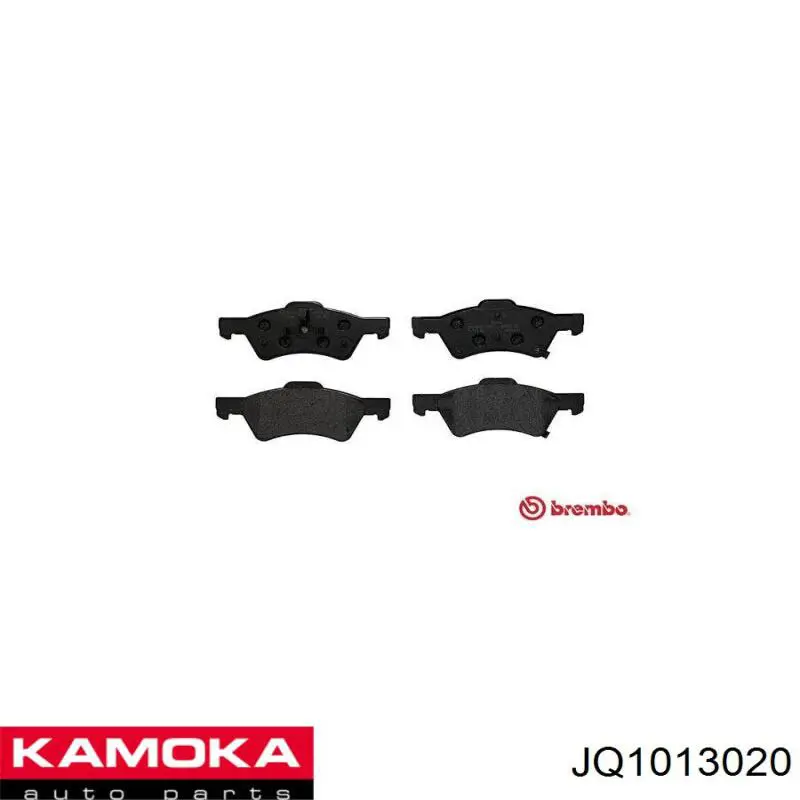 JQ1013020 Kamoka колодки гальмівні передні, дискові