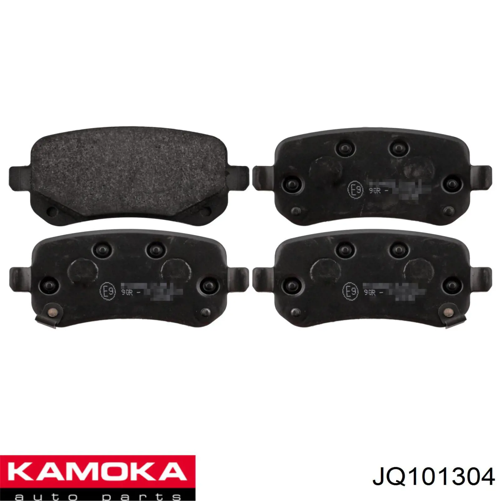 JQ101304 Kamoka Колодки гальмівні задні, дискові