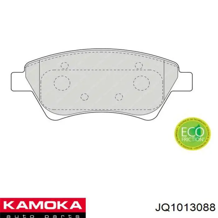 Купити JQ1013088 Kamoka Колодки гальмівні передні, дискові