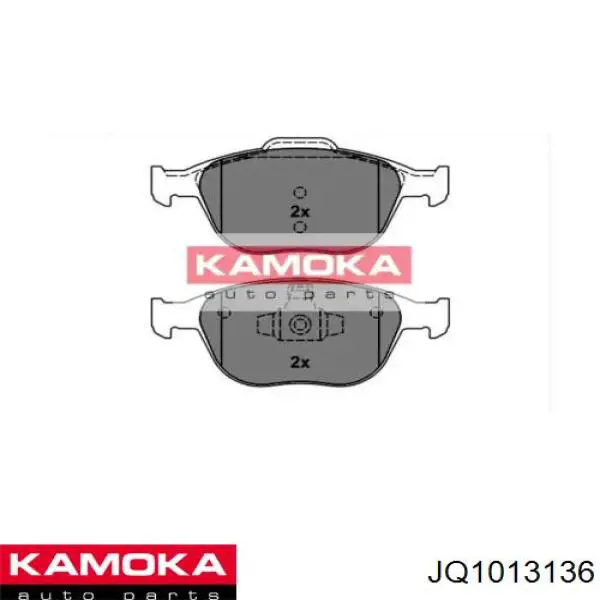 Купити JQ1013136 Kamoka Колодки гальмівні передні, дискові