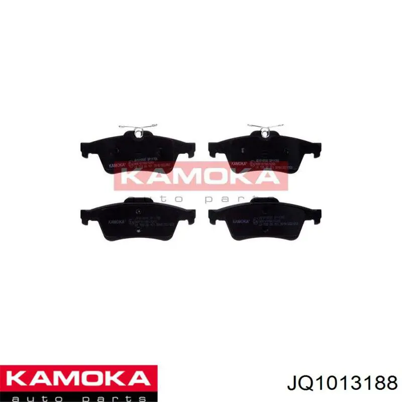 Задні гальмівні колодки JQ1013188 Kamoka