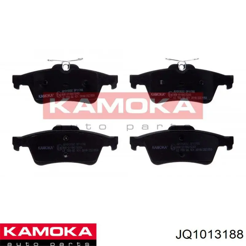 Задні гальмівні колодки Kamoka JQ1013188 ціна, від 16.68 USD