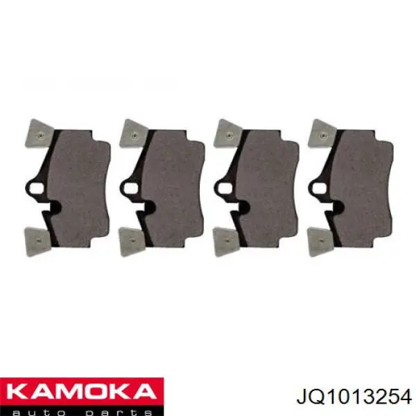JQ1013254 Kamoka Колодки гальмівні задні, дискові