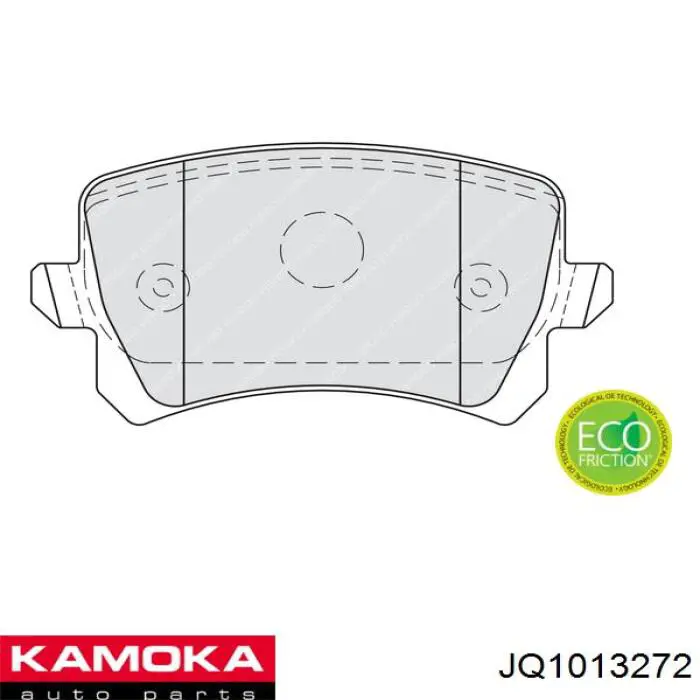 Купити JQ1013272 Kamoka Задні колодки