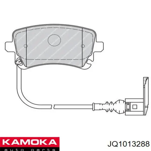 Купити JQ1013288 Kamoka Задні колодки