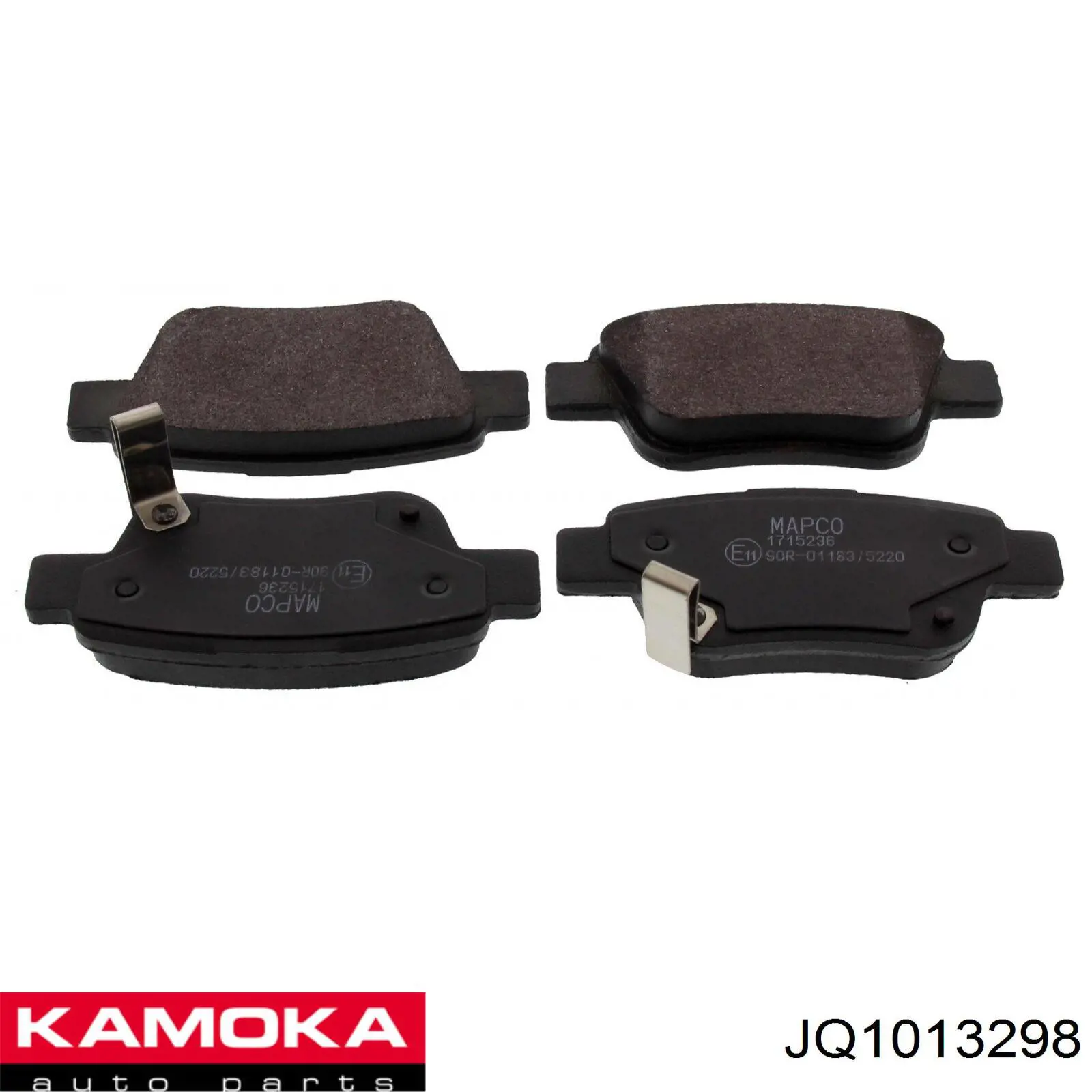 Купити JQ1013298 Kamoka Задні колодки