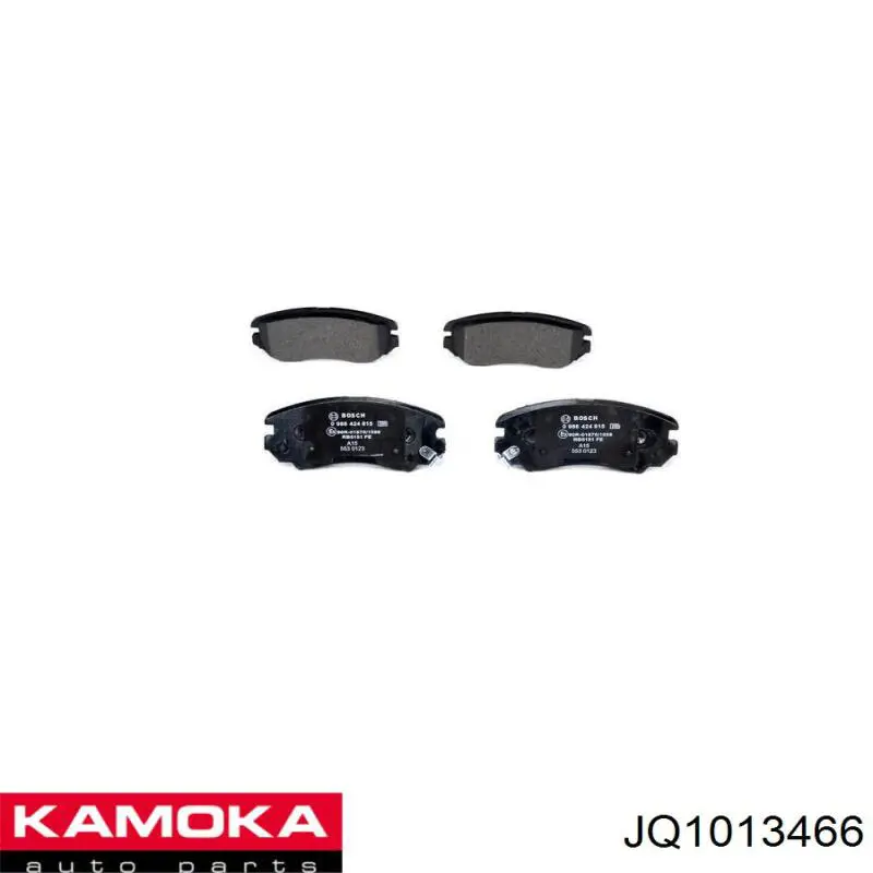 JQ1013466 Kamoka колодки гальмівні передні, дискові