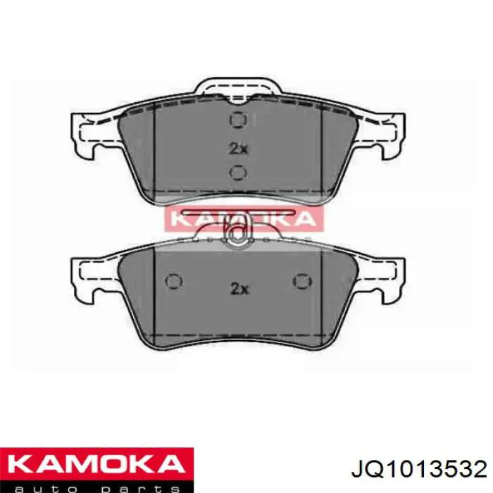 Колодки гальмові задні, дискові JQ1013532 Kamoka