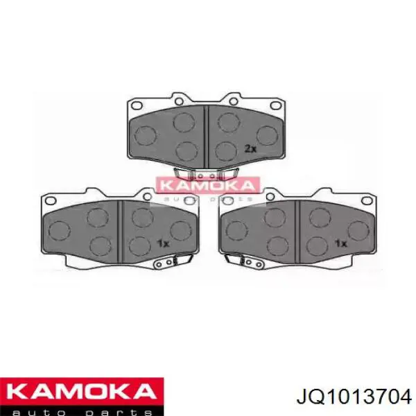 Колодки гальмівні передні, дискові JQ1013704 Kamoka