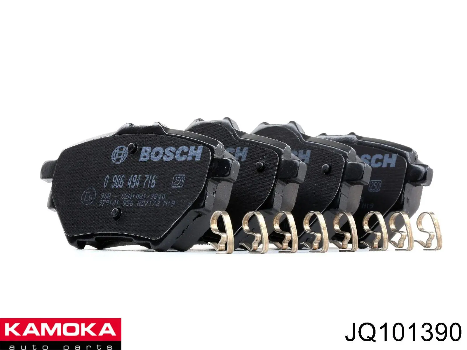Задні гальмівні колодки Kamoka JQ101390 ціна, від 21.87 USD