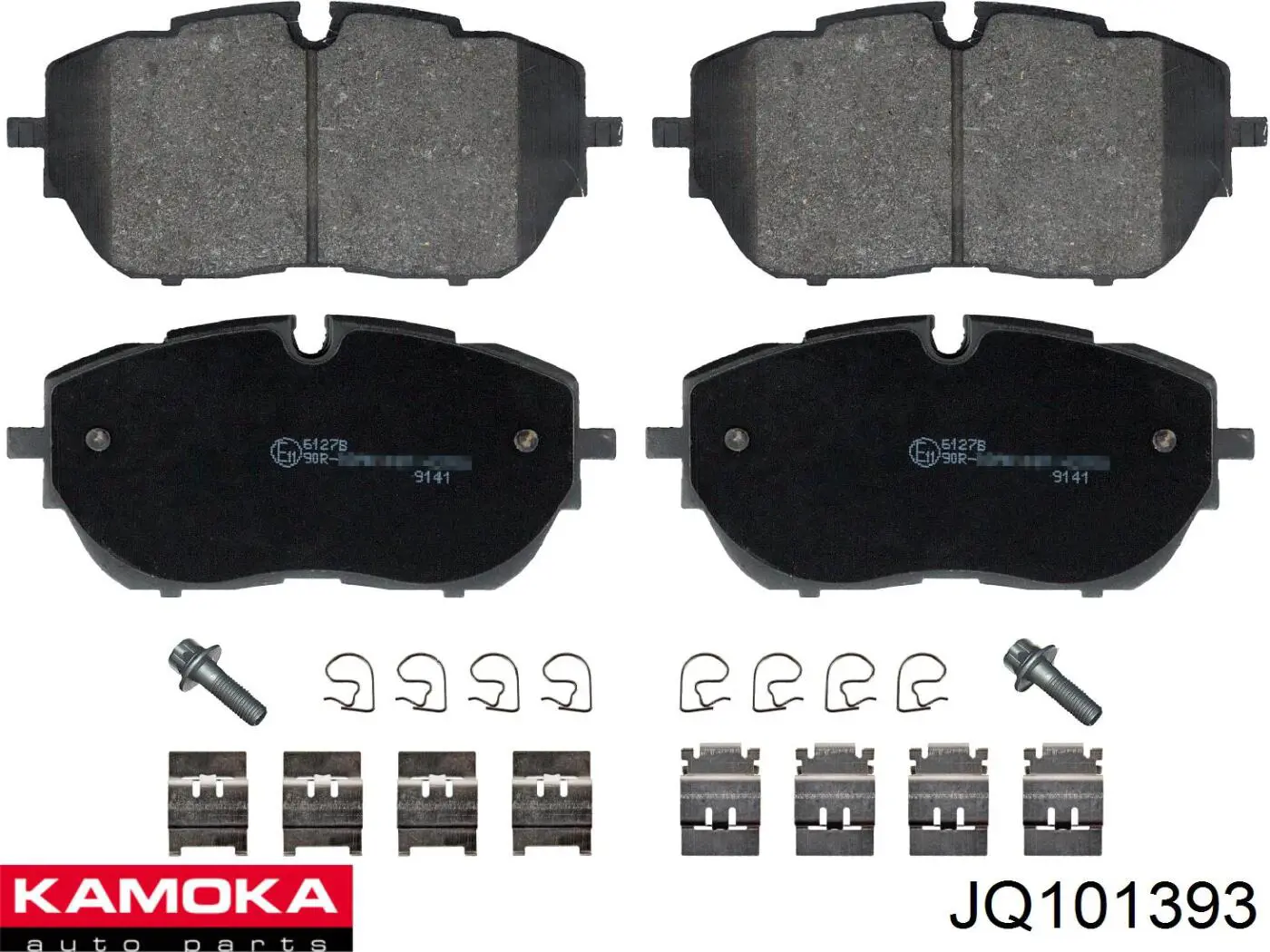 Колодки гальмівні передні, дискові JQ101393 Kamoka