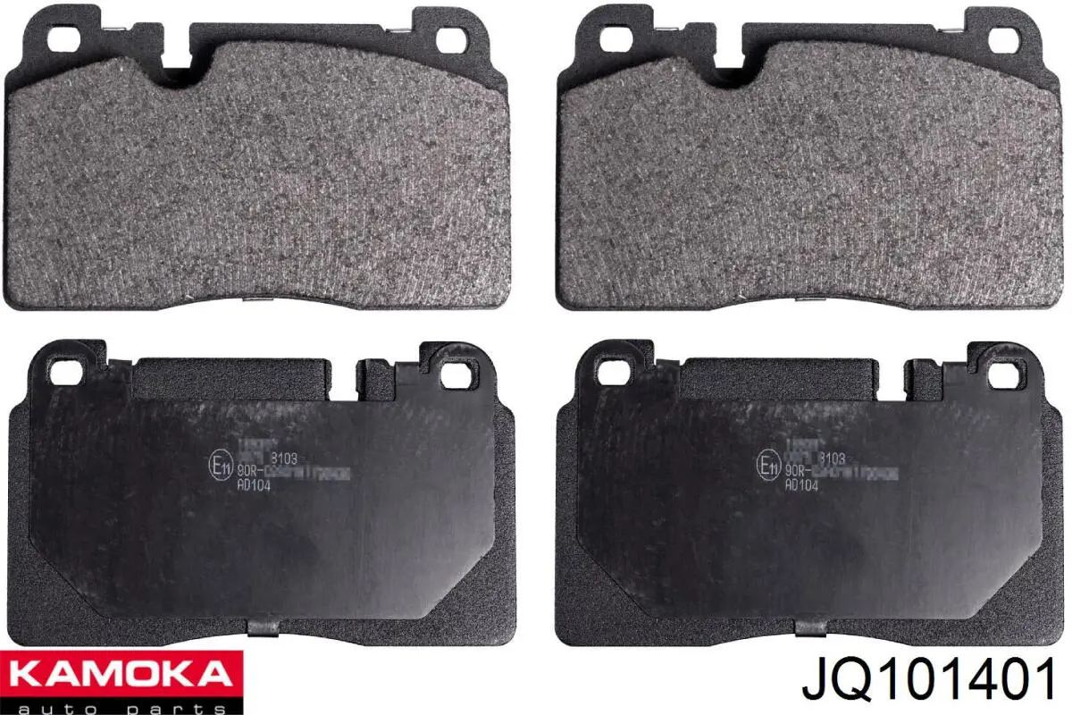 JQ101401 Kamoka Передні гальмівні колодки