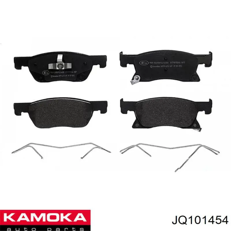 JQ101454 Kamoka Передні гальмівні колодки