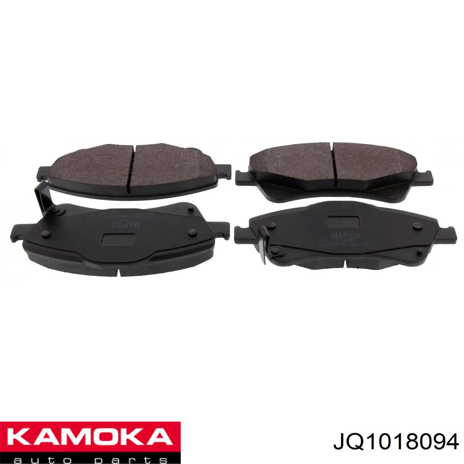 JQ1018094 Kamoka колодки гальмівні передні, дискові
