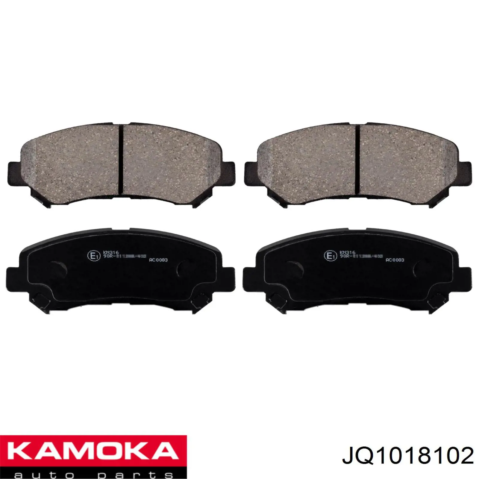 JQ1018102 Kamoka Передні гальмівні колодки