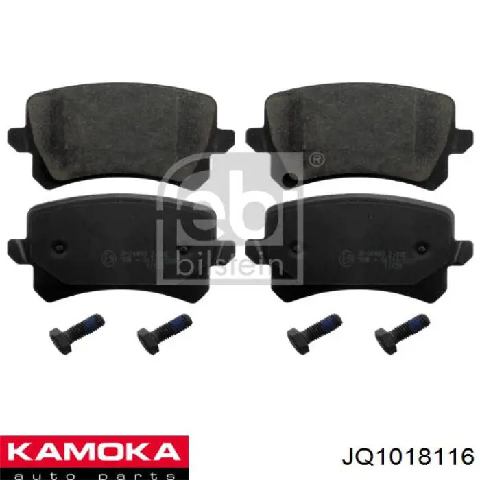 Задні гальмівні колодки Kamoka JQ1018116 ціна, від 25.25 USD
