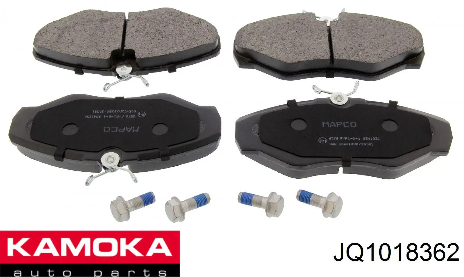 Гальмівні колодки Kamoka JQ1018362 ціна, від 19.14 USD