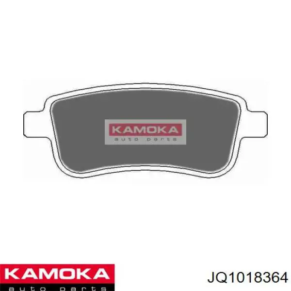 JQ1018364 Kamoka Колодки гальмівні задні, дискові