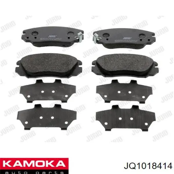 Колодки гальмівні передні, дискові JQ1018414 Kamoka