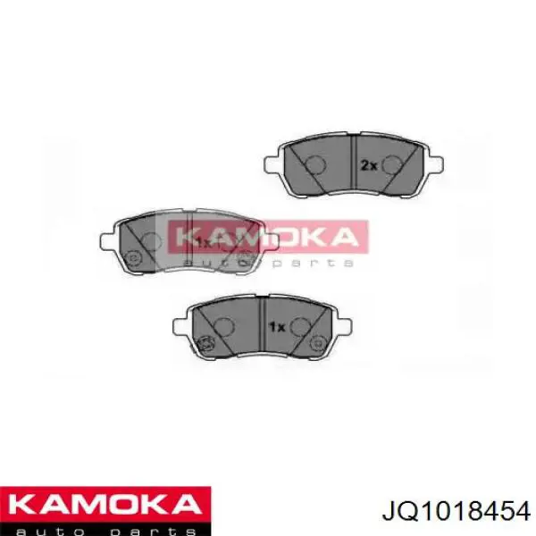 Купити JQ1018454 Kamoka Колодки гальмівні передні, дискові