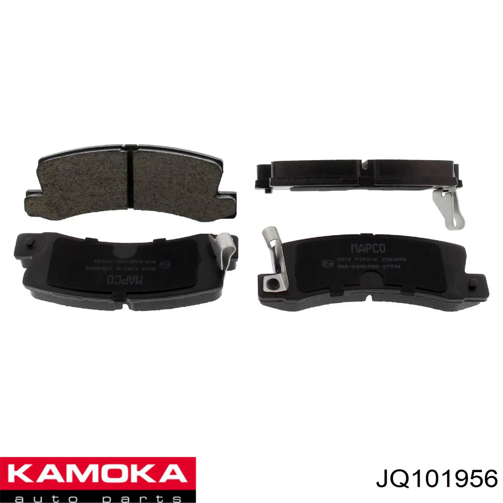 Задні гальмівні колодки Kamoka JQ101956 ціна, від 15.78 USD