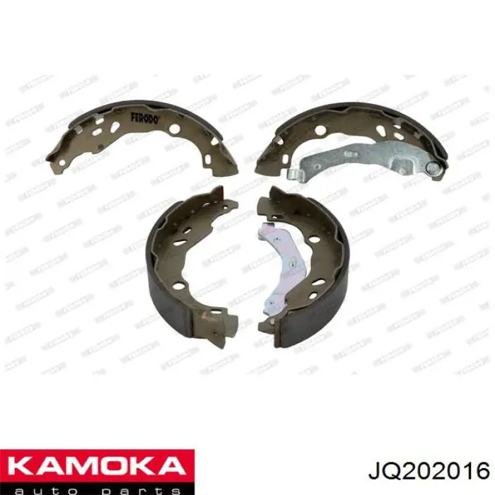 JQ202016 Kamoka колодки гальмові задні, барабанні