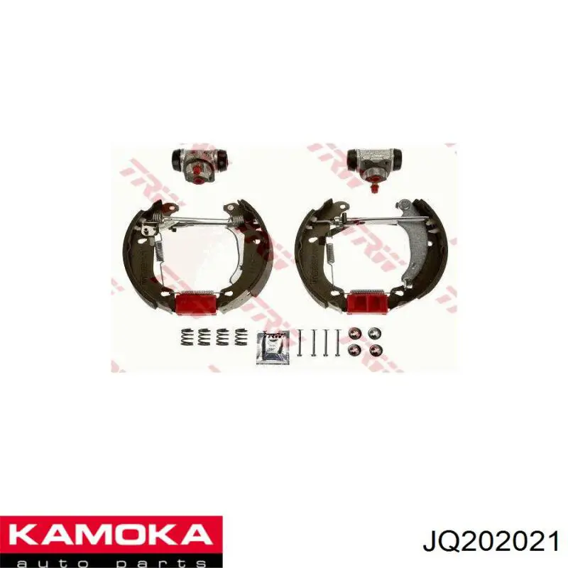 Купити JQ202021 Kamoka Колодки гальмові задні, барабанні