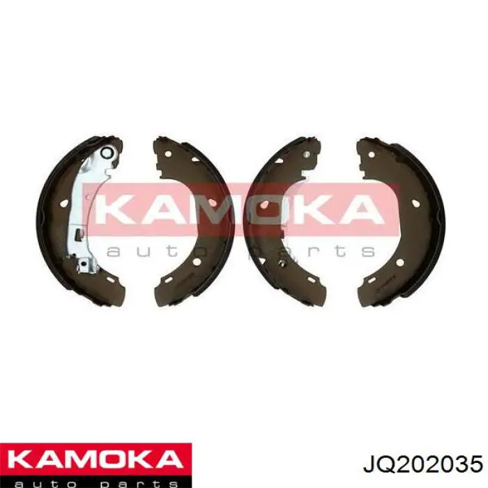 JQ202035 Kamoka колодки гальмові задні, барабанні