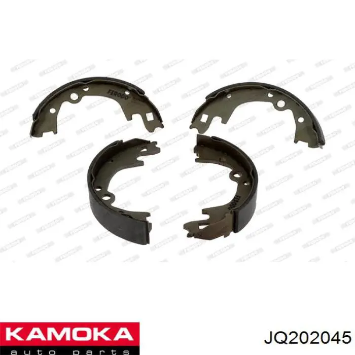 Колодки гальмові задні, барабанні Kamoka JQ202045 ціна, від 18.46 USD