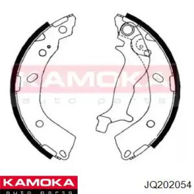 JQ202054 Kamoka Колодки гальмівні задні, барабанні