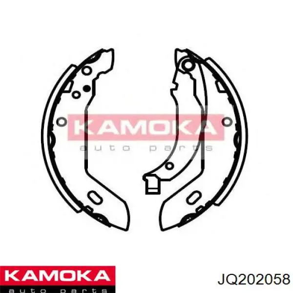 Купити JQ202058 Kamoka Колодки гальмові задні, барабанні