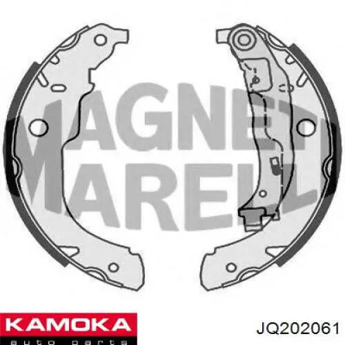 Купити JQ202061 Kamoka Колодки гальмові задні, барабанні