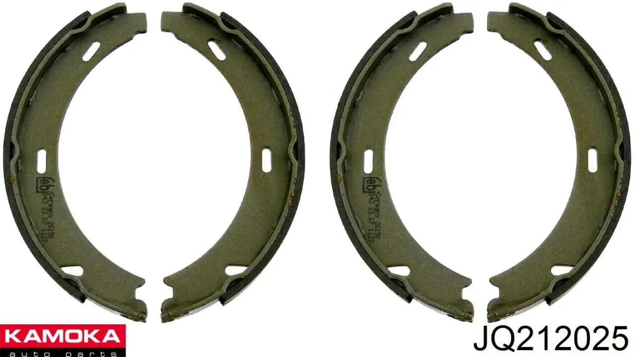 Колодки ручника / стоянкового гальма Kamoka JQ212025 ціна, від 11.47 USD