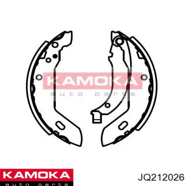 Колодки ручника / стоянкового гальма Kamoka JQ212026 ціна, від 15.84 USD