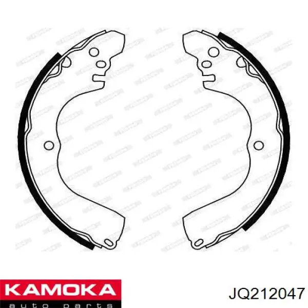 Колодки гальмові задні, барабанні Kamoka JQ212047 ціна, від 19.22 USD
