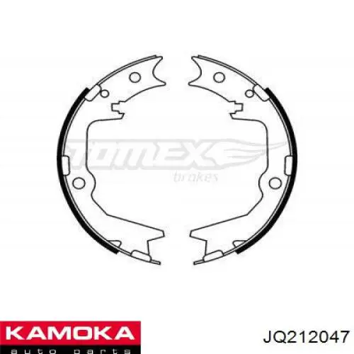 Купити JQ212047 Kamoka Колодки гальмові задні, барабанні