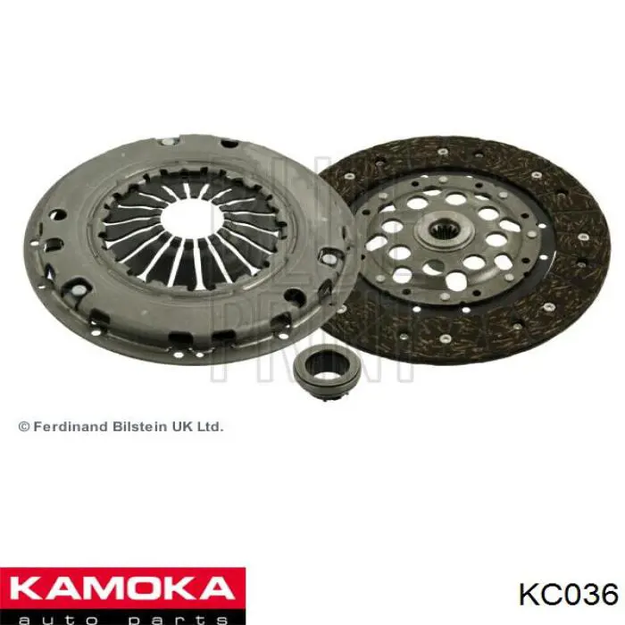 Купити KC036 Kamoka Комплект зчеплення (диск, корзина, підшипник)