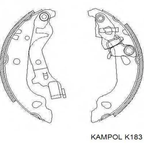 Колодки гальмові задні, барабанні Kampol K183 ціна, від 19.97 USD
