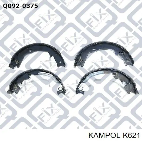 Колодки гальмові задні, барабанні K621 Kampol