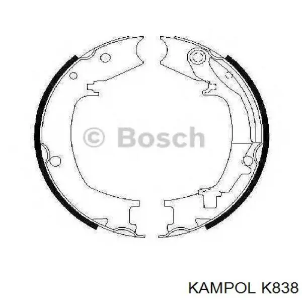 K838 Kampol колодки ручника/стоянкового гальма
