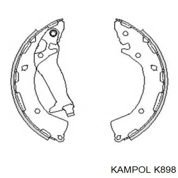 K898 Kampol Колодки гальмівні задні, барабанні