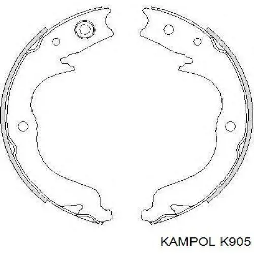 Колодки ручника / стоянкового гальма Kampol K905 ціна, від 14.44 USD
