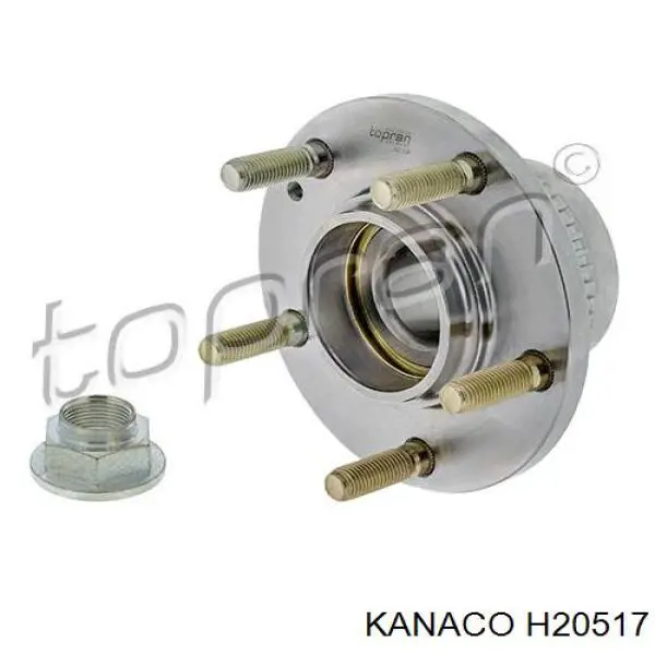 Підшипник маточини задньої Kanaco H20517 ціна, від 24.71 USD