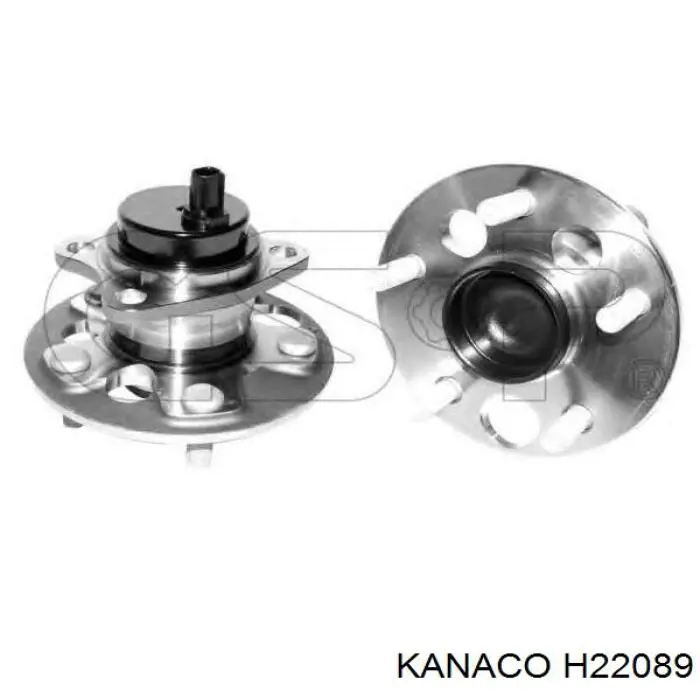 Задня маточина H22089 Kanaco
